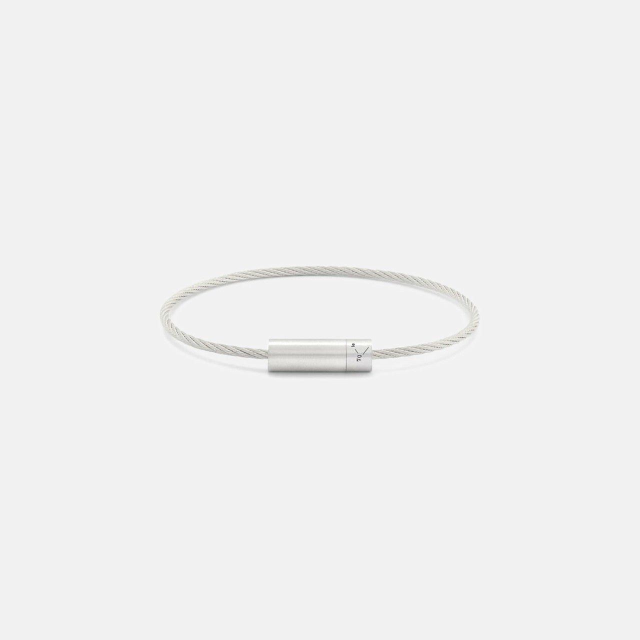Men|Women Kith Le Gramme 7g Cable Bracelet - Brushed Sterling Silver