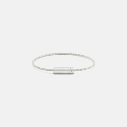 Men|Women Kith Le Gramme 7g Cable Bracelet - Brushed Sterling Silver