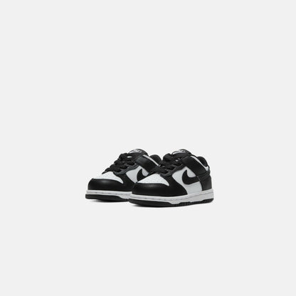 Kids Kith Nike TD Dunk Low - White / Black