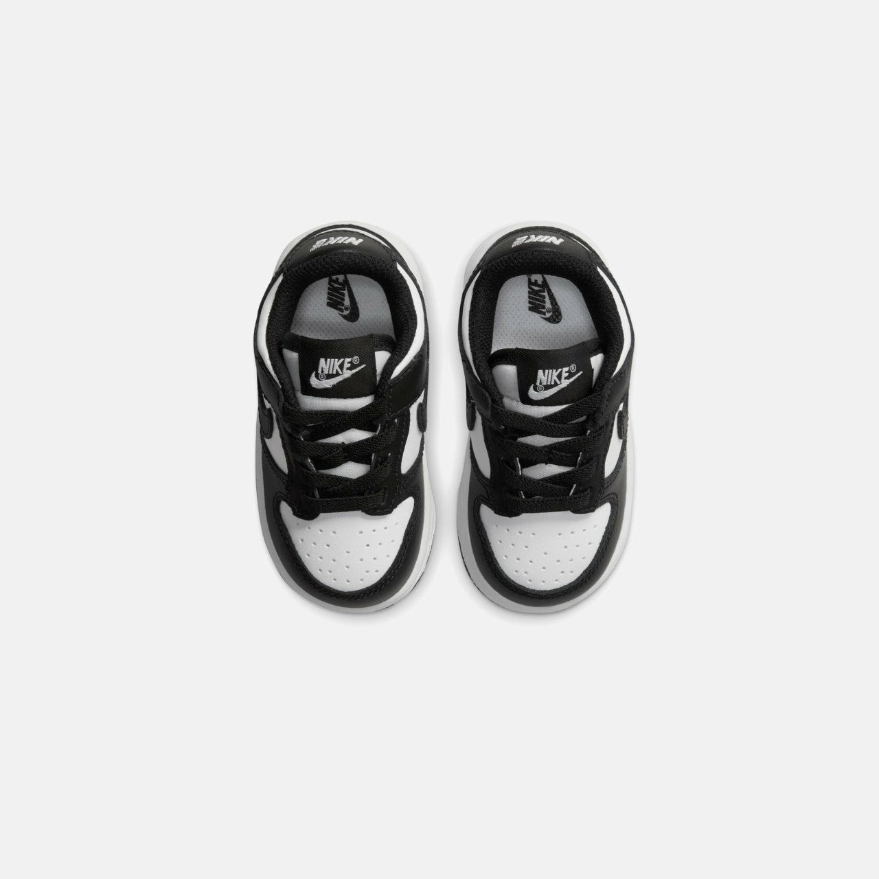 Kids Kith Nike TD Dunk Low - White / Black