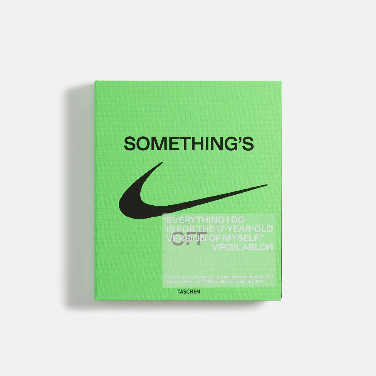 Men Kith TASCHEN Virgil Abloh Nike Icons Hardcover Book