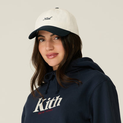 Women Kith Kith Women Script Logo Classic Cap - Nocturnal