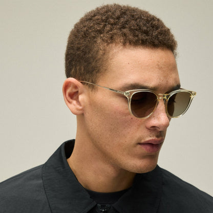 Men Kith Kith for Modo Georgica Sunglasses - Crystal / Gold / Clear