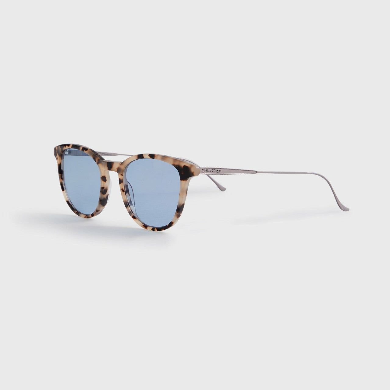 Men Kith Kith for Modo Georgica Sunglasses - White Tortoise / Gunmetal
