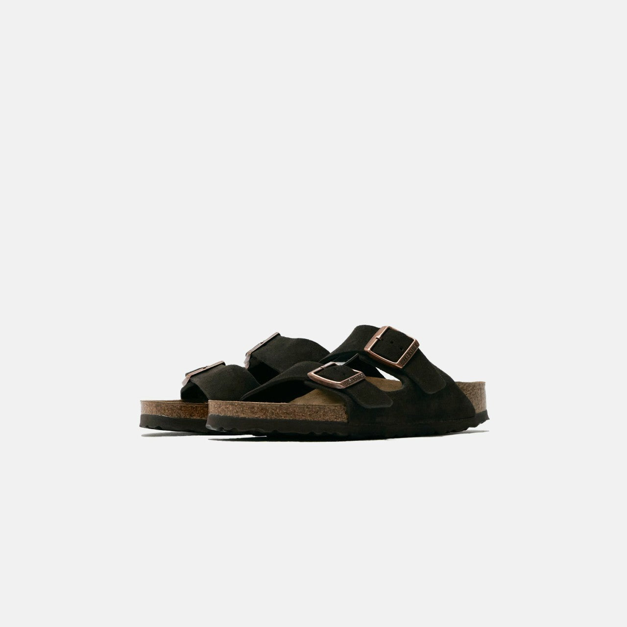 Women Kith Birkenstock WMNS Arizona Soft Footbed Suede Sandals - Mocha