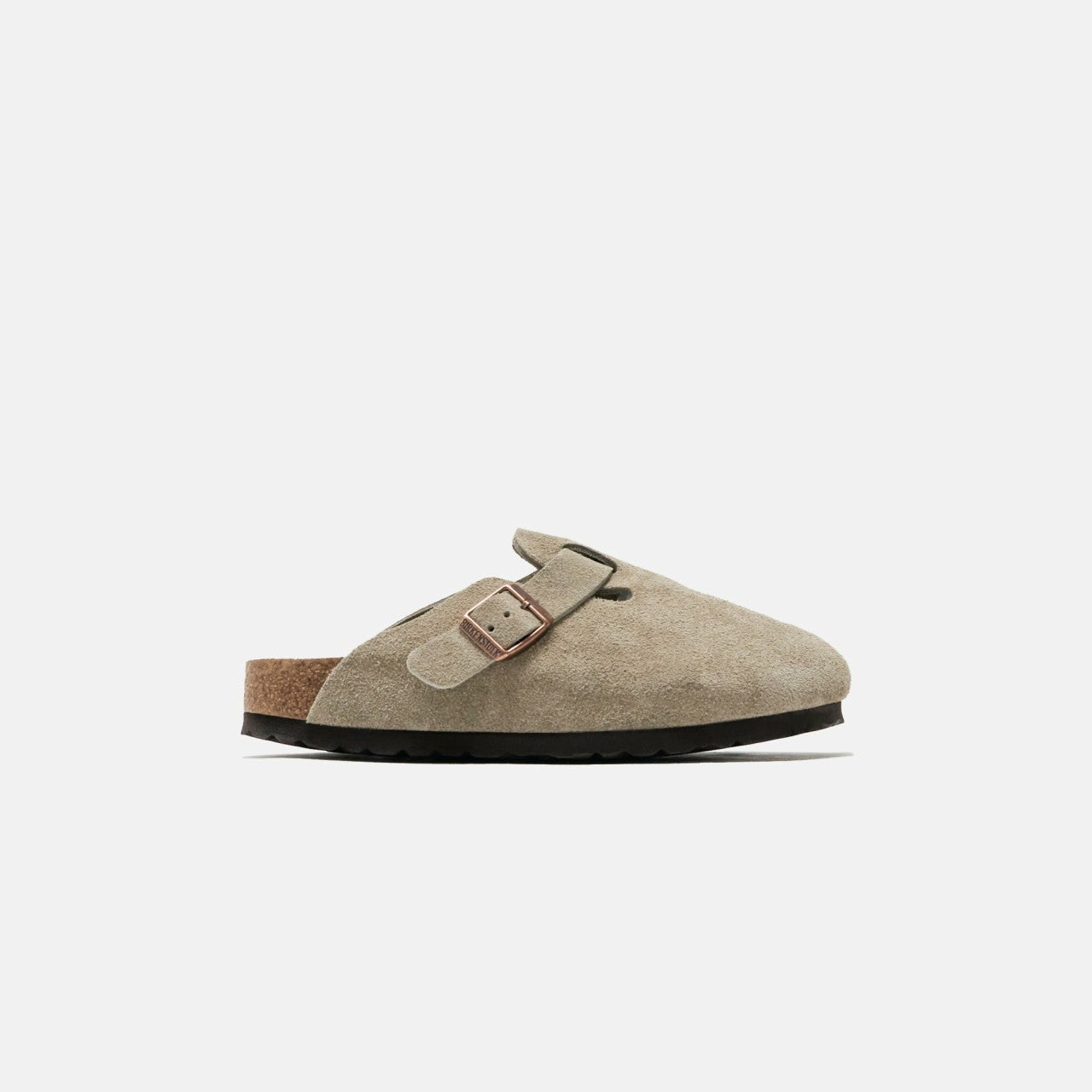 Women Kith Birkenstock WMNS Boston Soft Footbed Suede - Taupe
