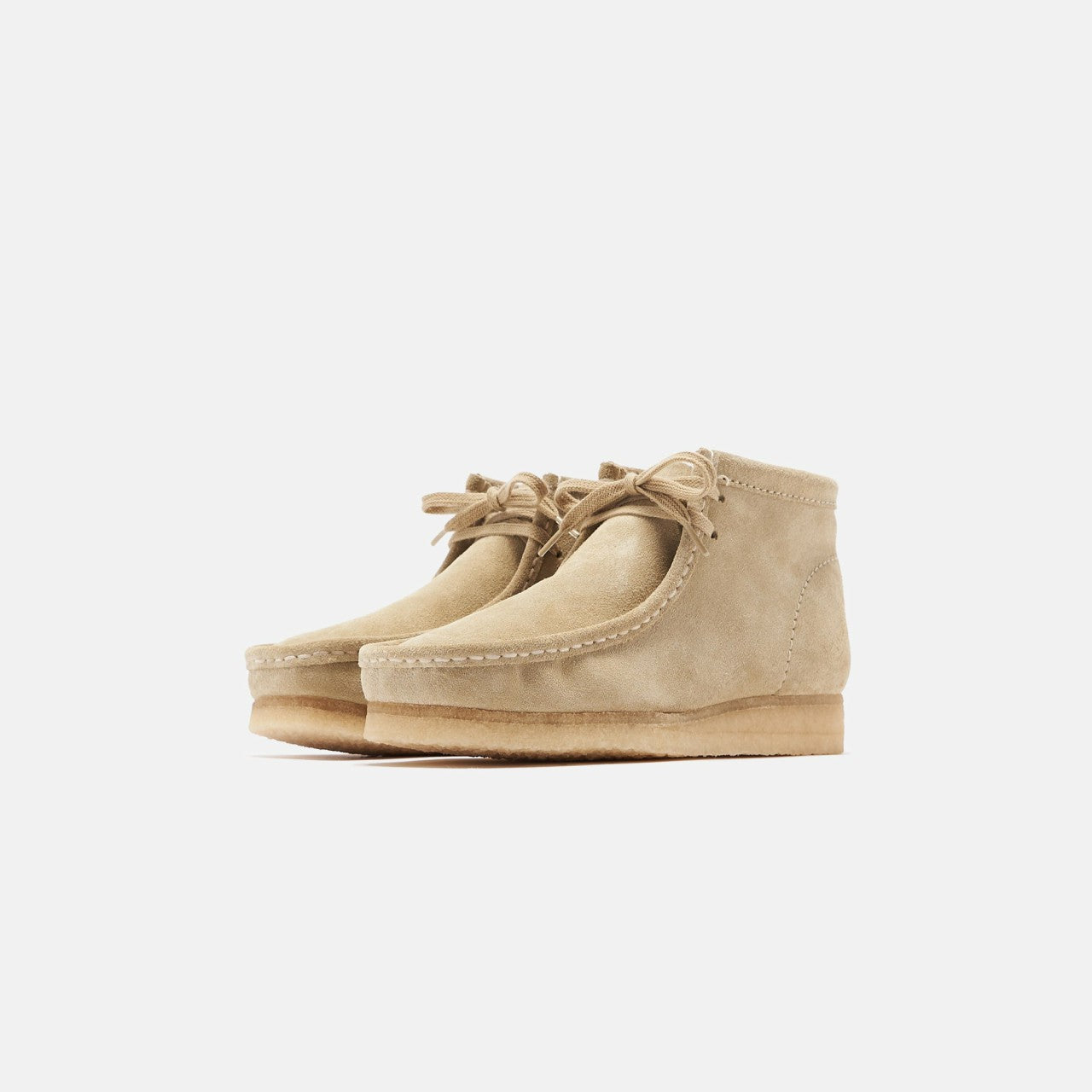 Women Kith Clarks WMNS Wallabee Boot - Maple Suede