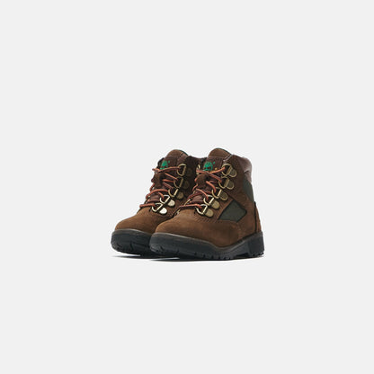 Kids Kith Timberland Toddler 6" Field Boot - Brown / Green