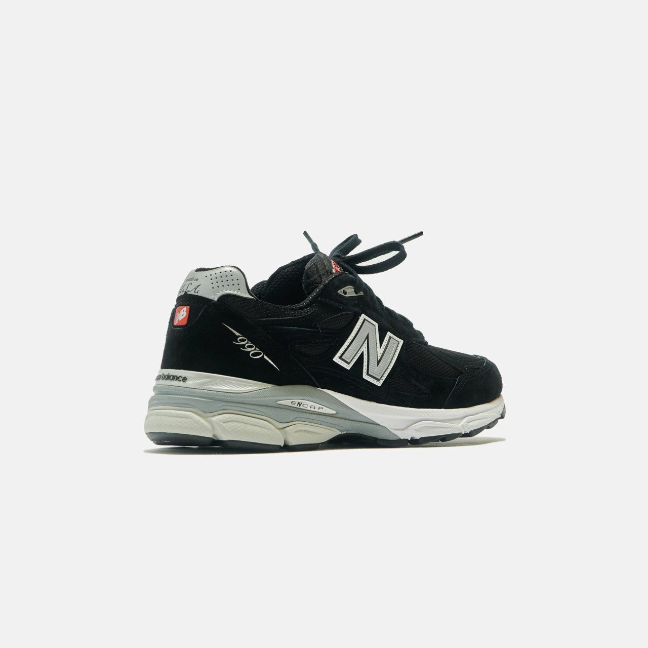 Men Kith New Balance Made in USA 990 - Black / Grey