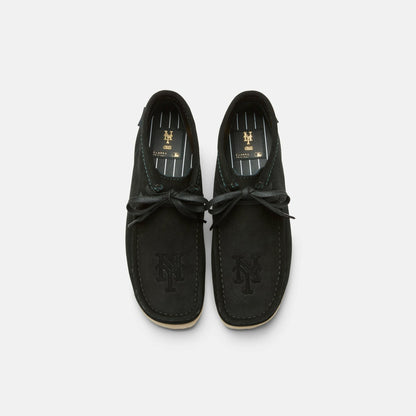 Men|Women Kith Kith & Clarks for New York Mets Wallabee Boot - Dark Green Suede
