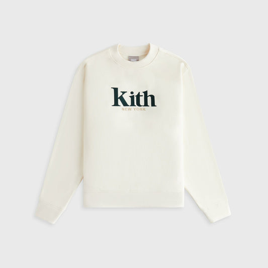 Women Kith Kith Women Asher New York Crewneck - Sandrift