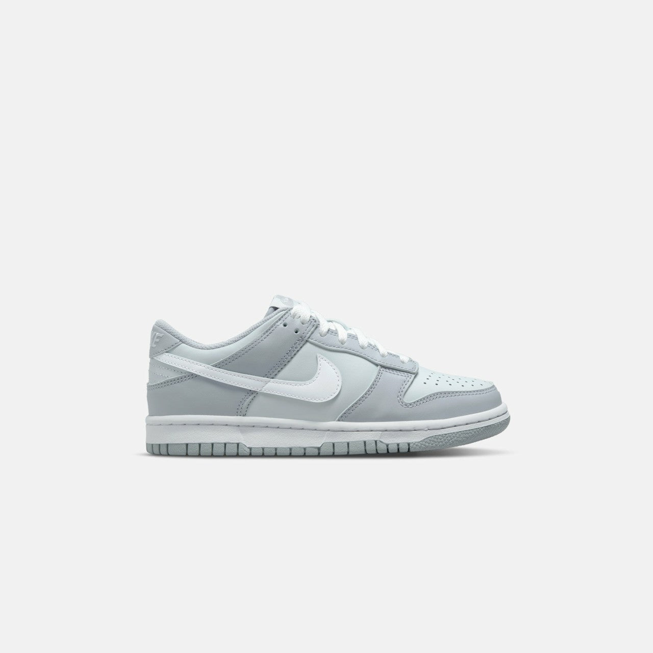 Kids Kith Nike GS Dunk Low - Pure Platinum / White / Wolf Grey
