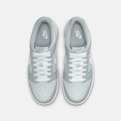 Kids Kith Nike GS Dunk Low - Pure Platinum / White / Wolf Grey