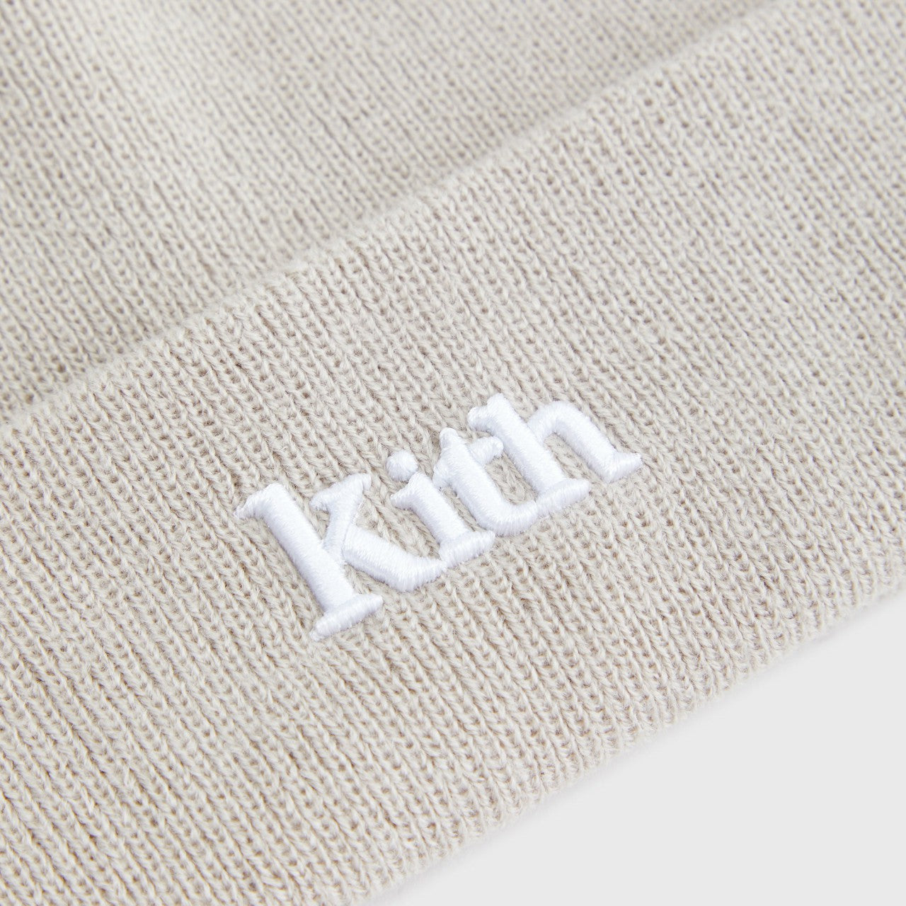 Kids Kith Kith Kids Classic Serif Logo Beanie - Plaster