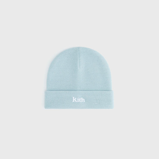 Kids Kith Kith Kids Classic Serif Logo Beanie - Summit