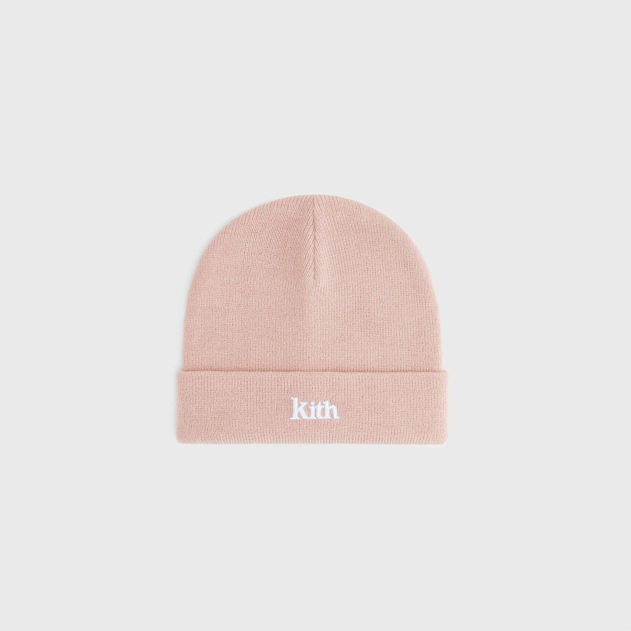 Kids Kith Kith Kids Classic Serif Logo Beanie - Rose