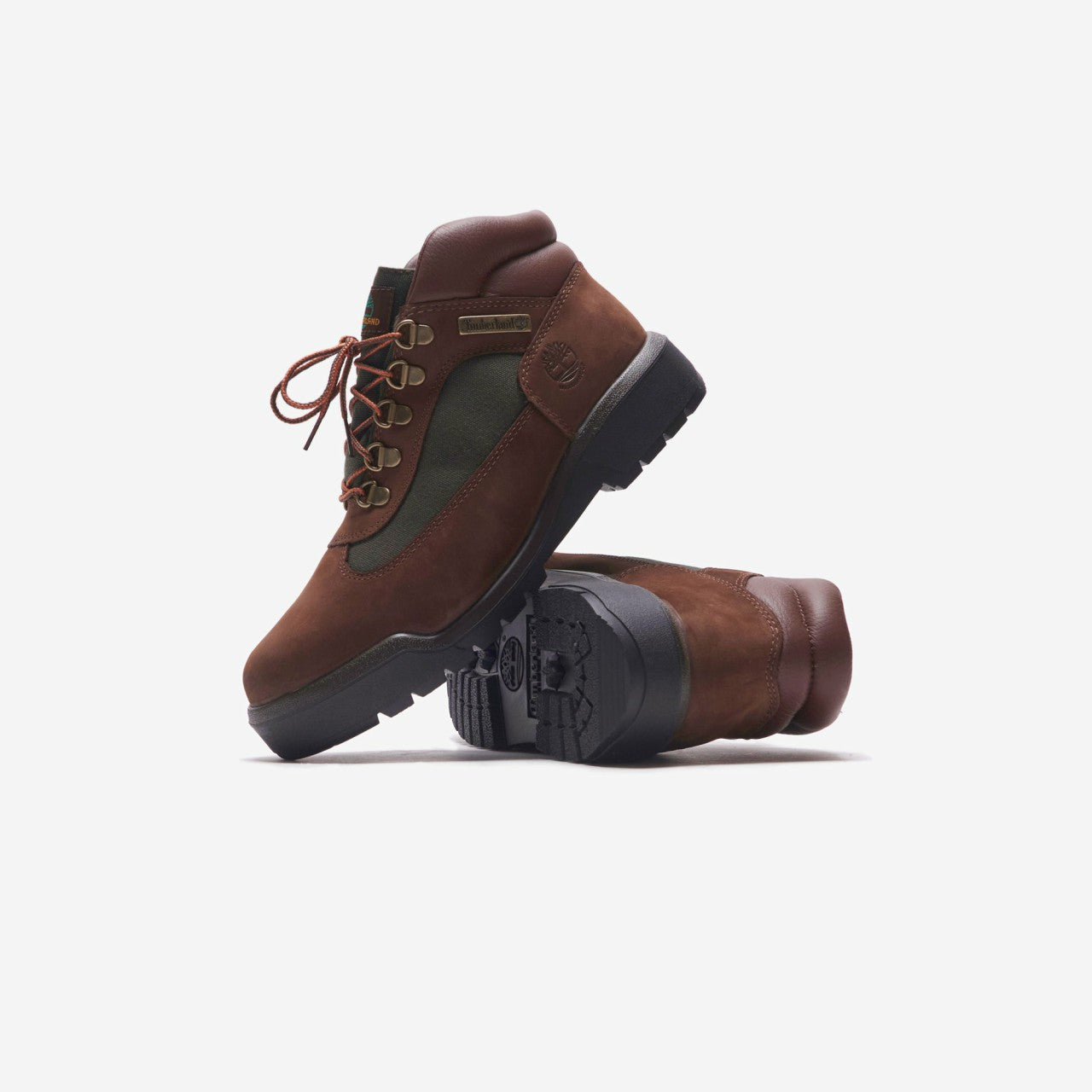 Men Kith Timberland Field Boot - Brown / Green