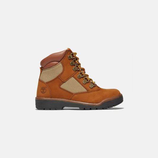 Kids Kith Timberland Pre-School Field Boot 6" Sesame Youth Boot - Tan