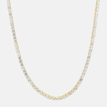 Women Kith Crystal Haze Serena Necklace Clear - Gold