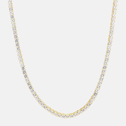 Women Kith Crystal Haze Serena Necklace Clear - Gold