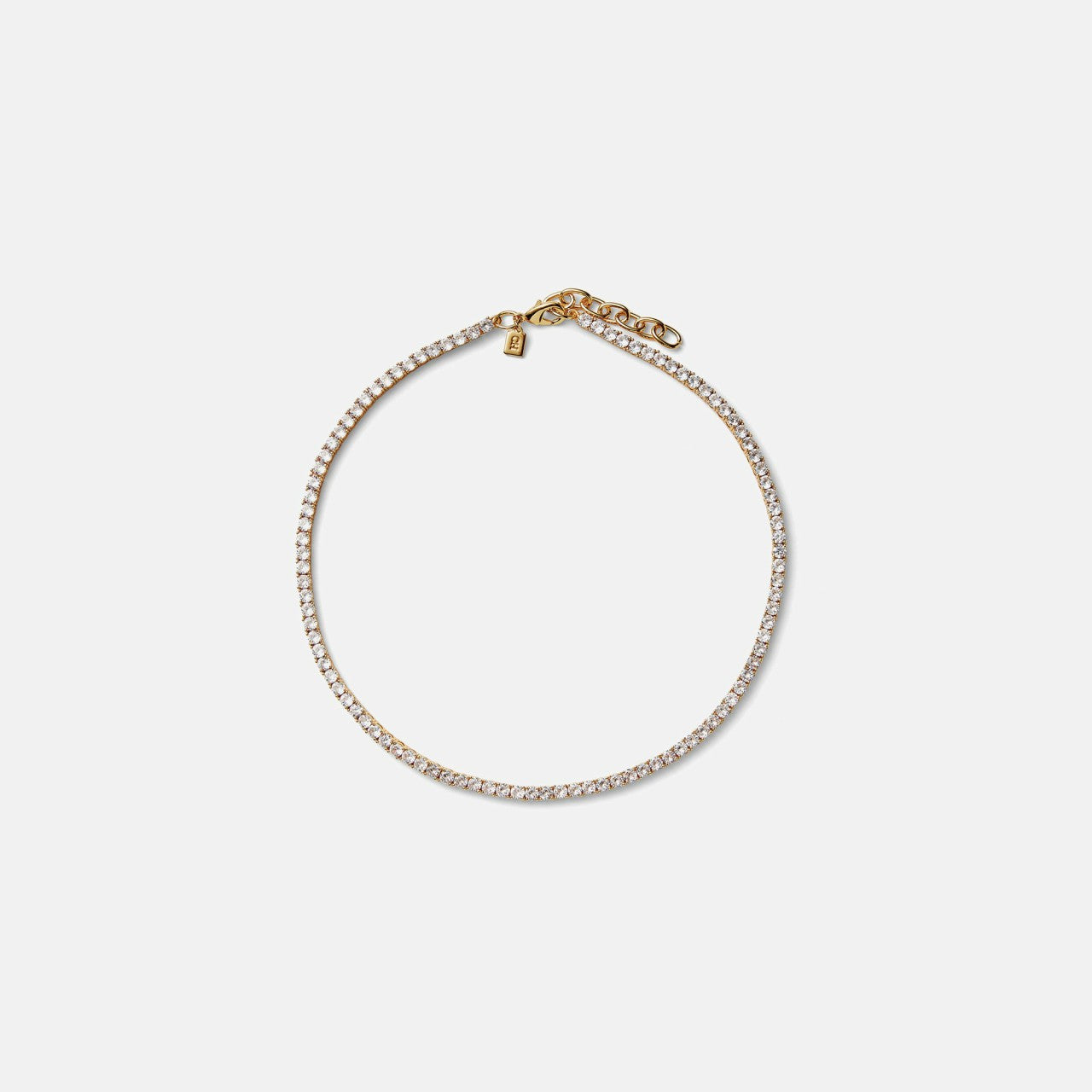 Women Kith Crystal Haze Serena Necklace Clear - Gold