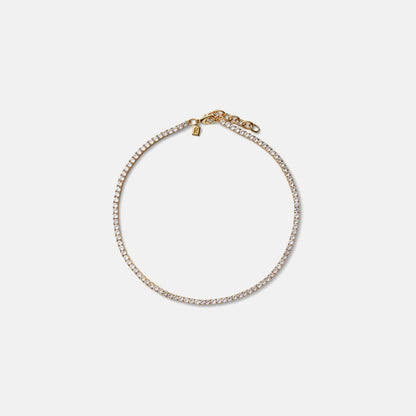 Women Kith Crystal Haze Serena Necklace Clear - Gold
