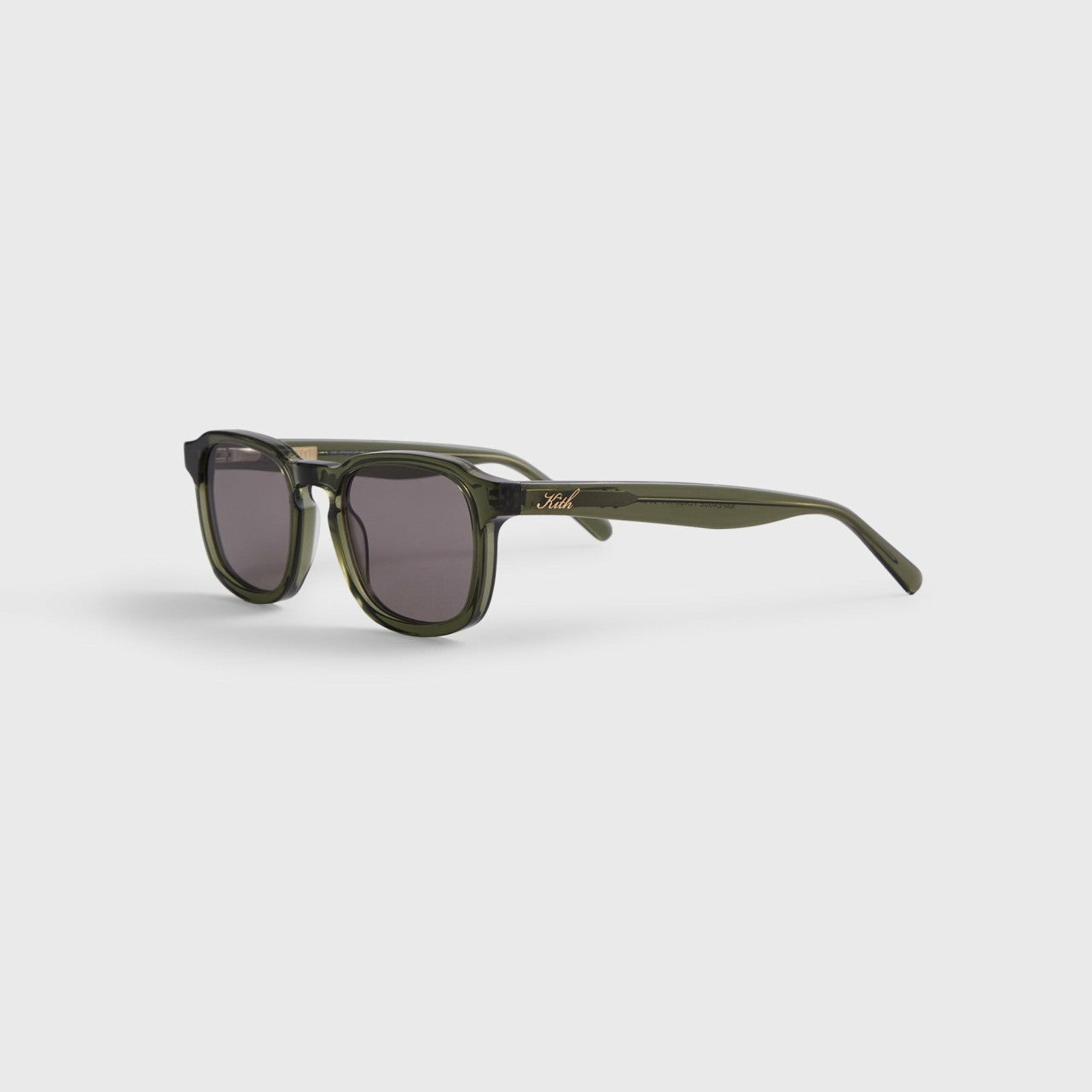 Men Kith Kith Napeague Sunglasses - Green Crystal / Grey