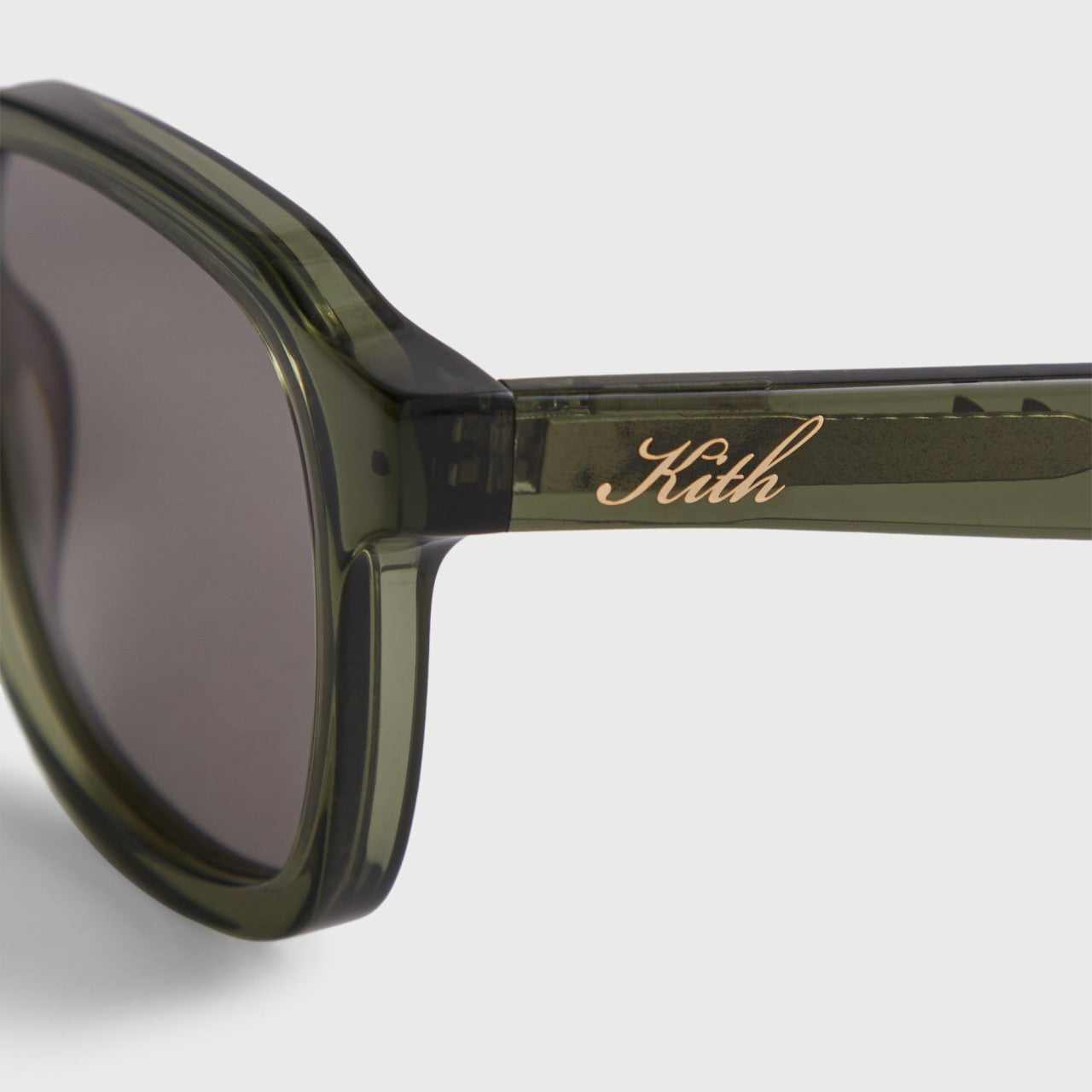Men Kith Kith Napeague Sunglasses - Green Crystal / Grey