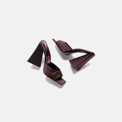 Women Kith The Attico for Kith Devon Mule 115mm - Cacao