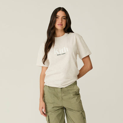 Women Kith Kith Women Mott New York Tee II - Sandy Heather