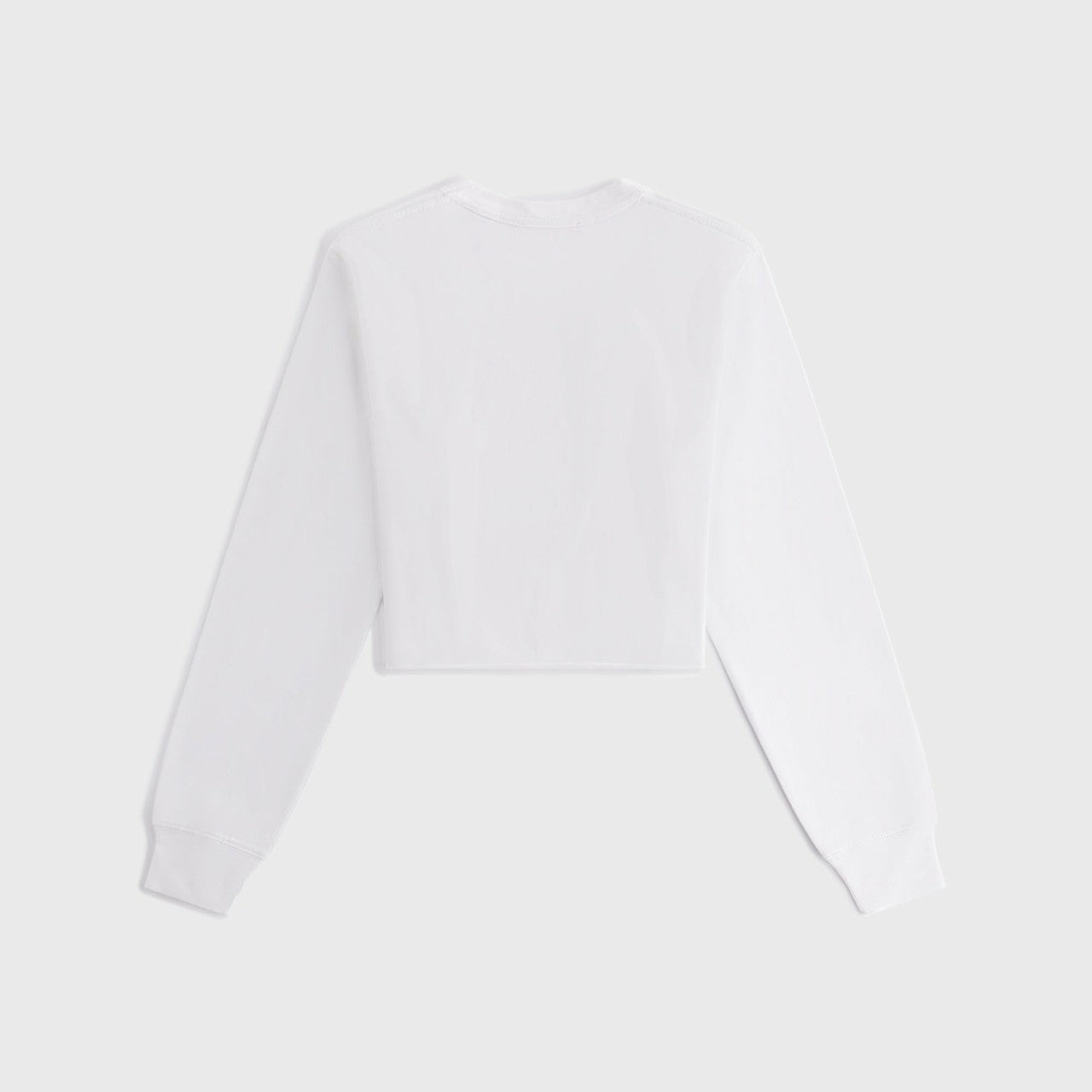 Women Kith Kith Women Lucy Cropped Long Sleeve II Tee - White