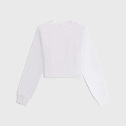 Women Kith Kith Women Lucy Cropped Long Sleeve II Tee - White