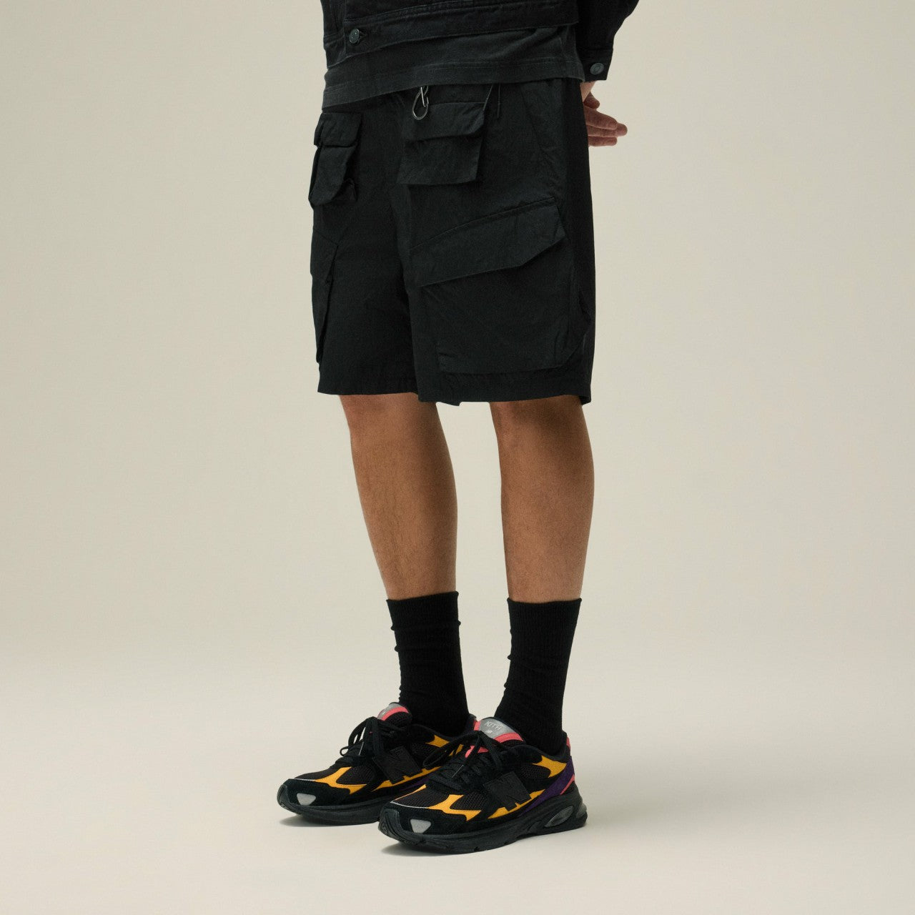 Men Kith Kith Dupont Cargo Pocket Short - Black