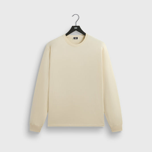 Men Kith Kith Long Sleeve Vintage Wash Tee - Sandrift