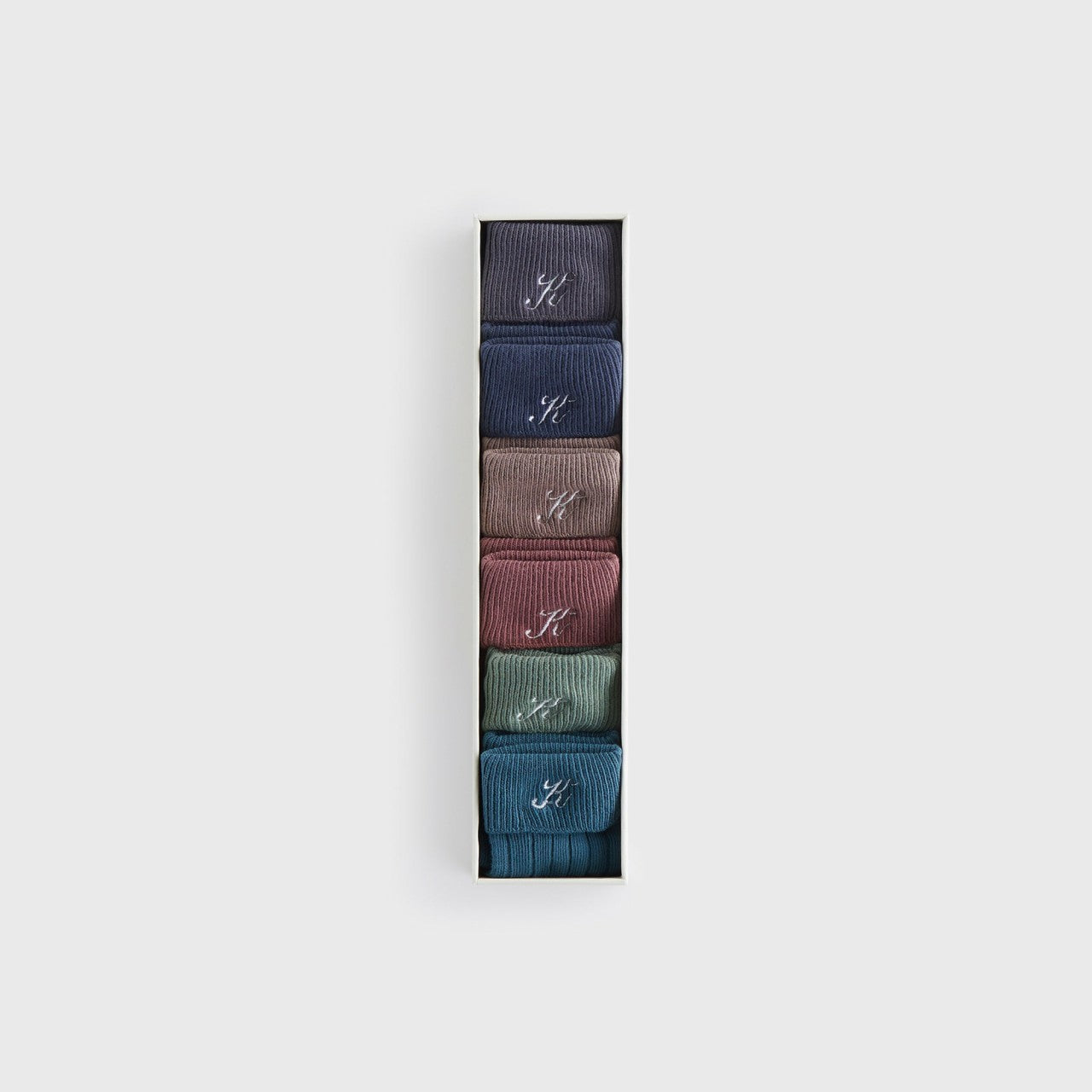 Kids Kith Kith Baby Palette 6-Pack Socks - Battleship