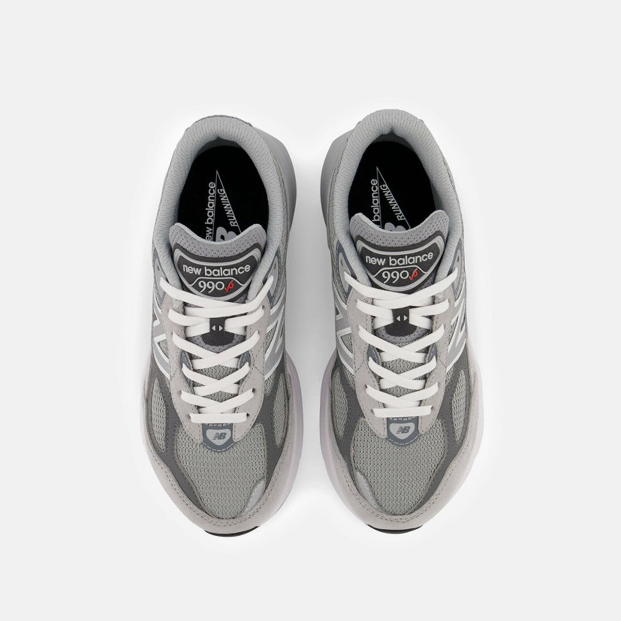 Kids Kith New Balance Grade School 990v6 - Grey