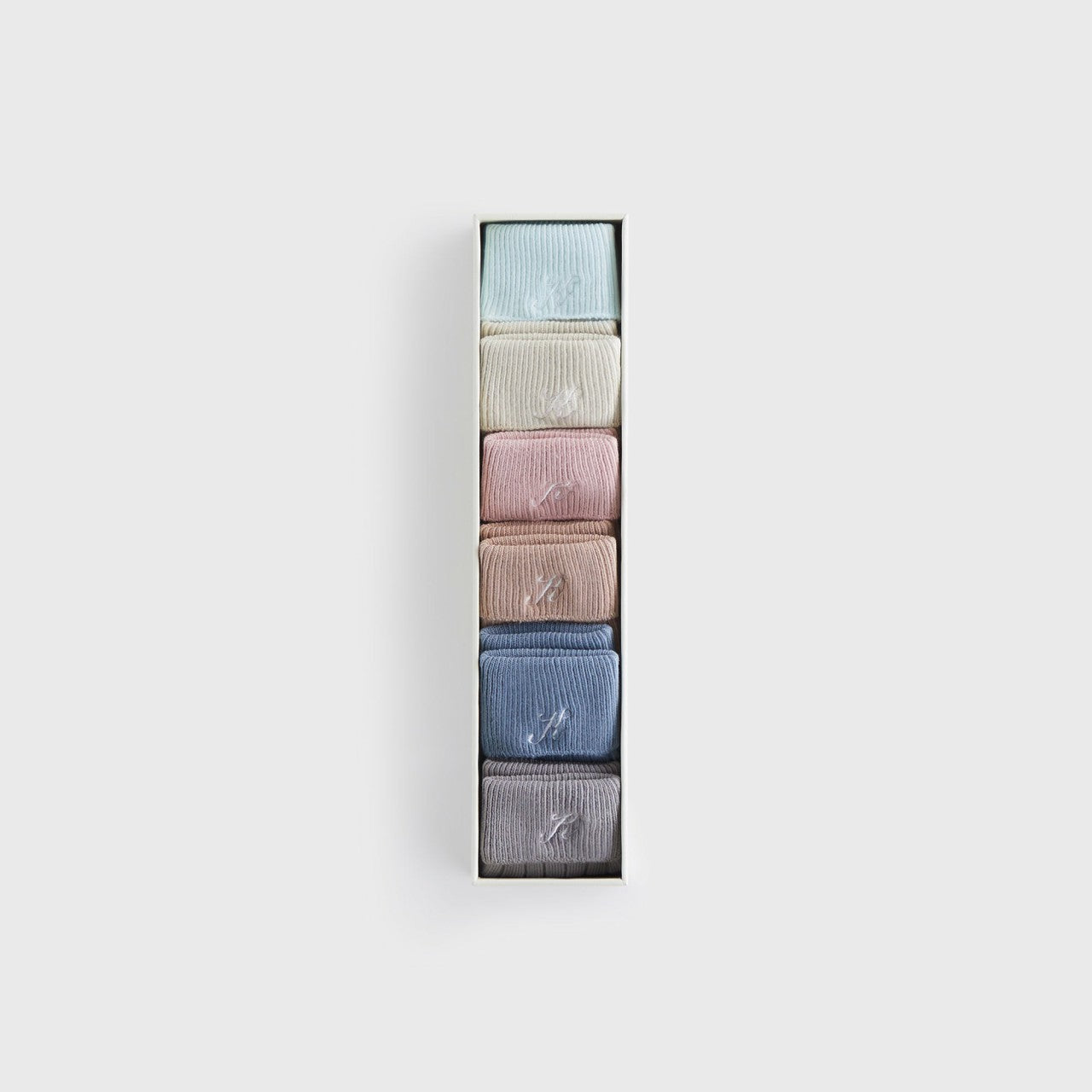 Kids Kith Kith Baby Palette 6-Pack Socks - Argon