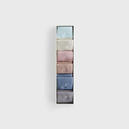 Kids Kith Kith Baby Palette 6-Pack Socks - Argon