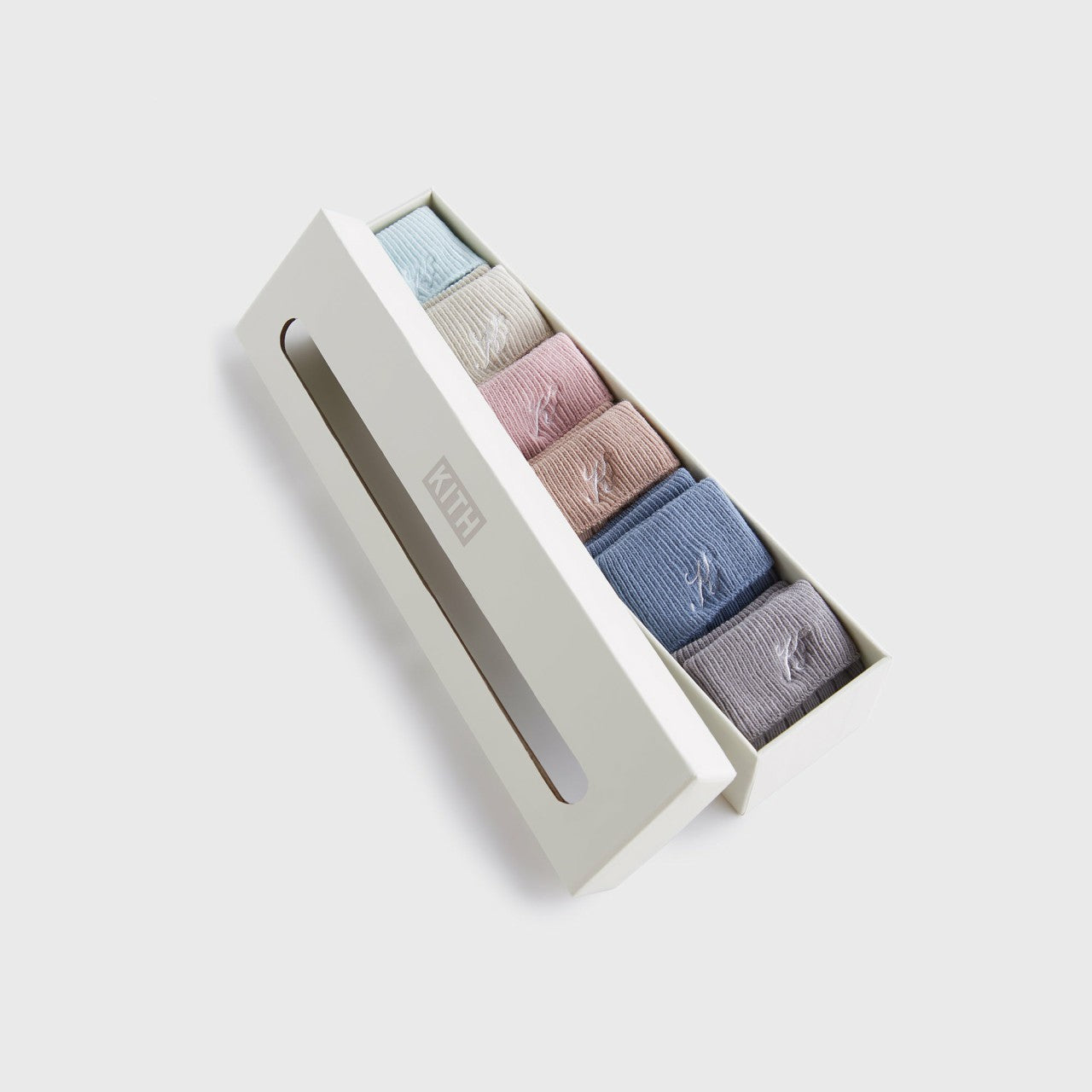 Kids Kith Kith Baby Palette 6-Pack Socks - Argon