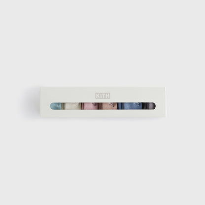 Kids Kith Kith Baby Palette 6-Pack Socks - Argon