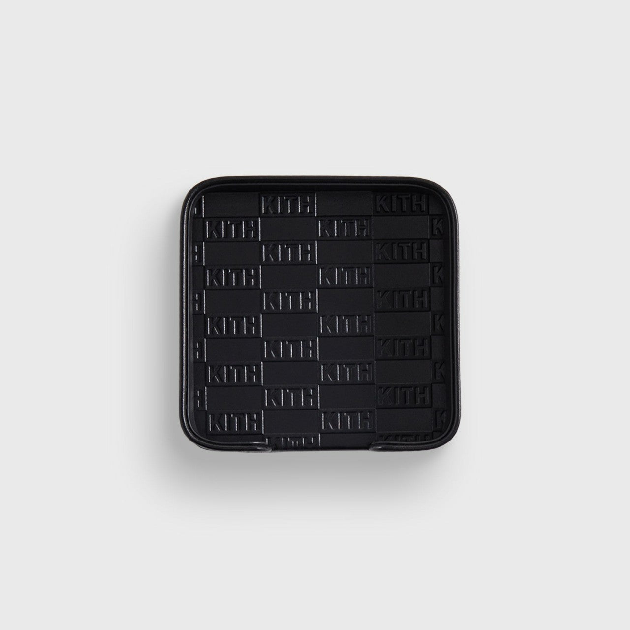 Women Kith Kith Monogram Leather Coasters - Black