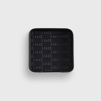 Women Kith Kith Monogram Leather Coasters - Black