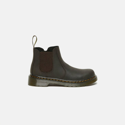 Kids Kith Dr. Martens 2976 Junior - Dark Brown / Yellowstone