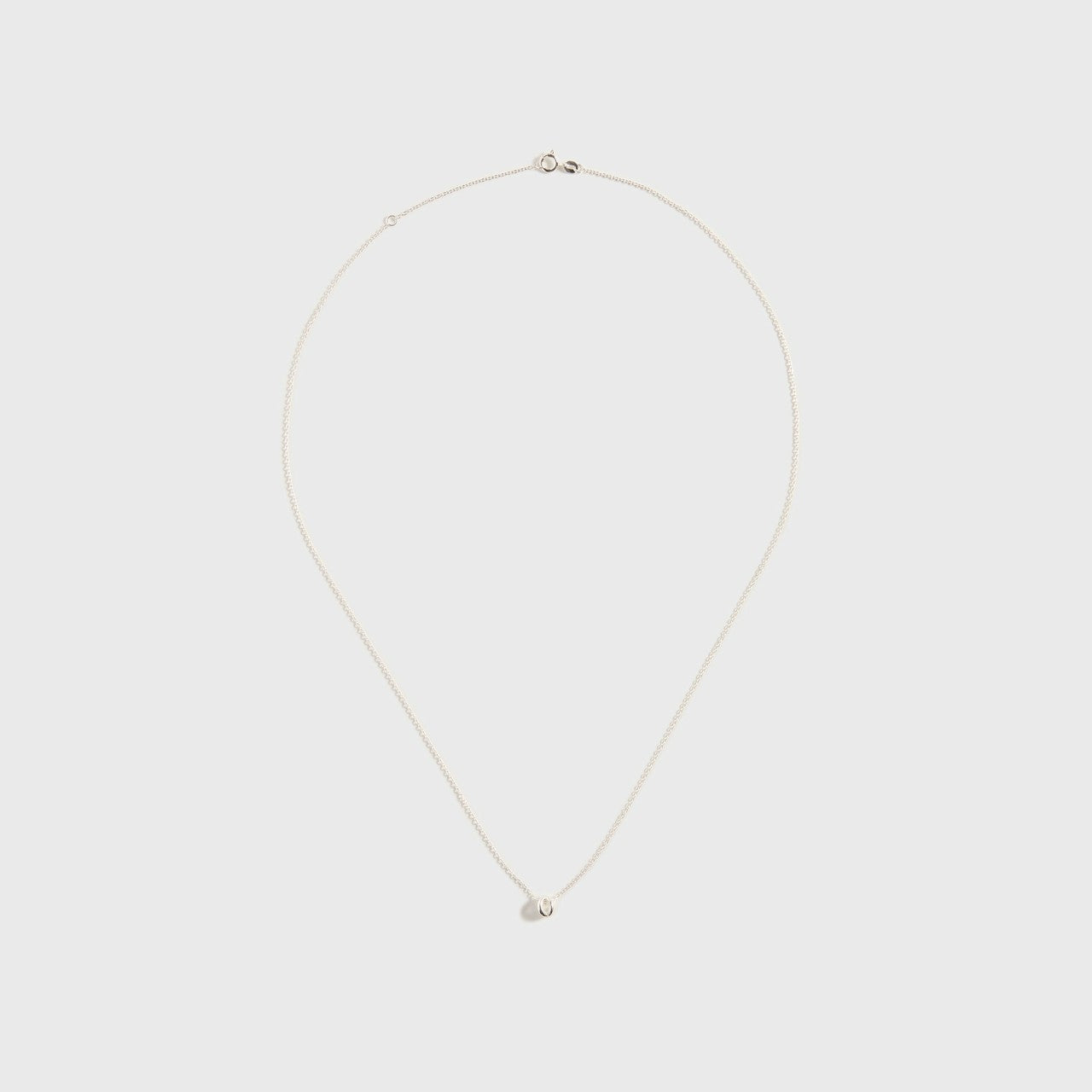 Men Kith Le Gramme 1g Polished Sterling Silver Entrelacs Pendant with Chain - S