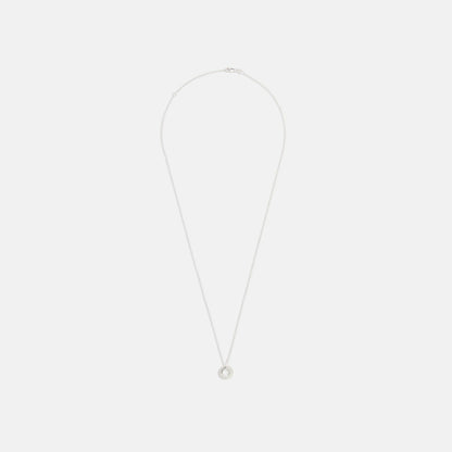 Men Kith Le Gramme 1.1 Circle Pendant Brushed Silver 925 - Silver