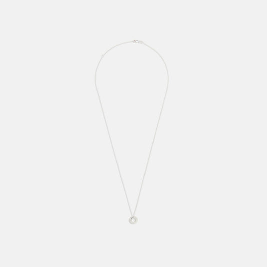 Men Kith Le Gramme 1.1 Circle Pendant Brushed Silver 925 - Silver