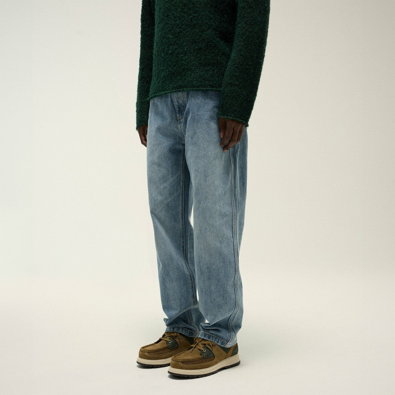 Men Kith Kith Centre Straight Jean - Dark Indigo