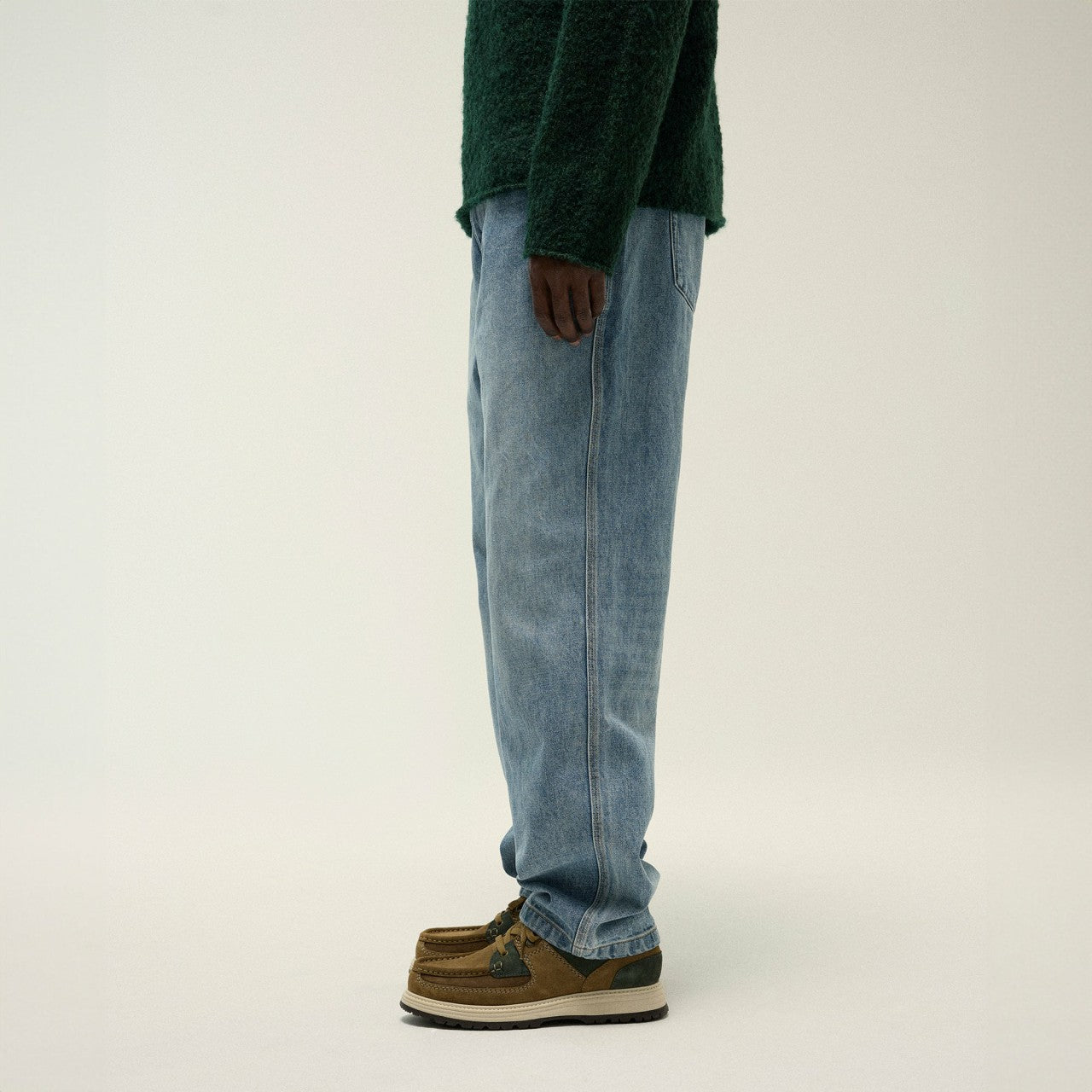 Men Kith Kith Centre Straight Jean - Dark Indigo