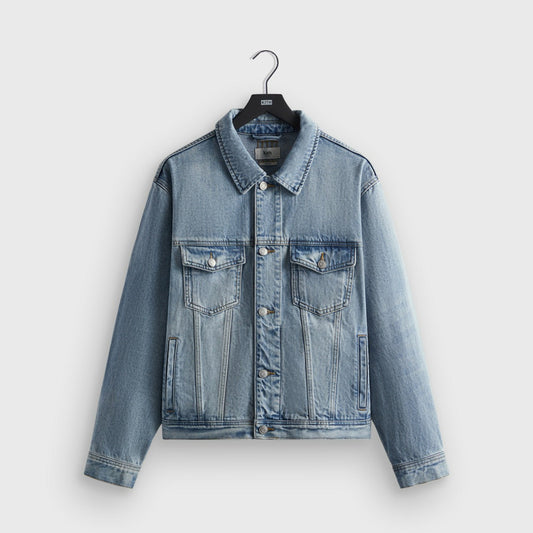 Men Kith Kith Centre Denim Jacket - Light Indigo