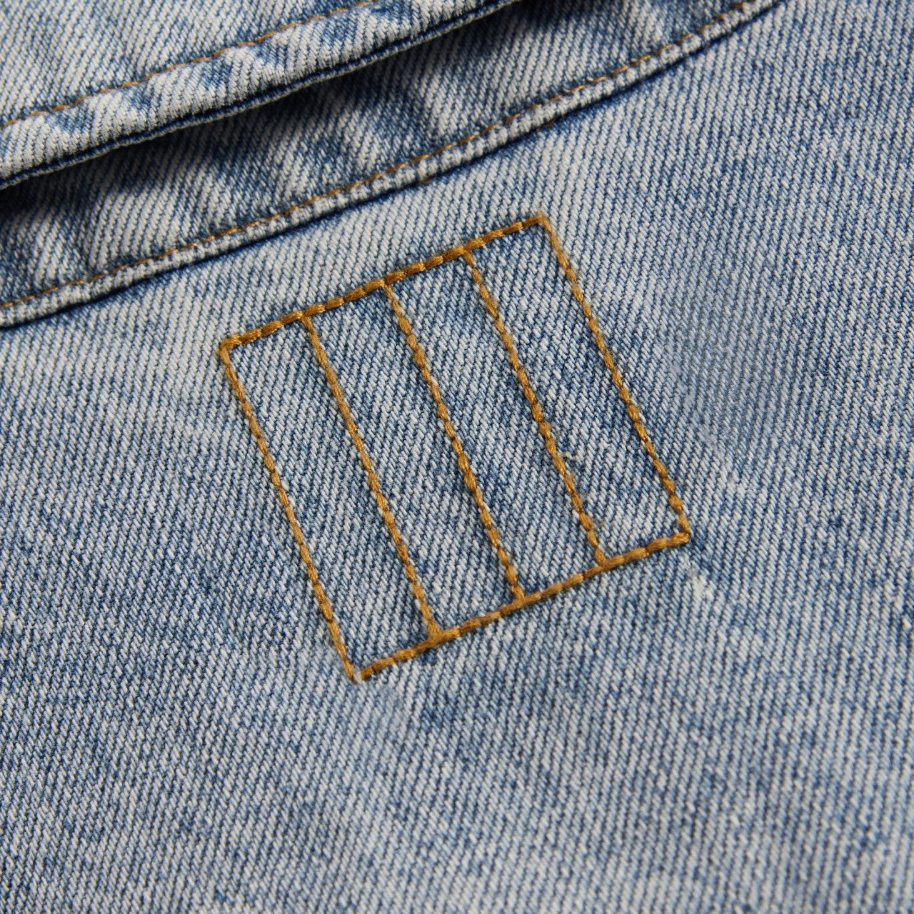 Men Kith Kith Centre Denim Jacket - Light Indigo